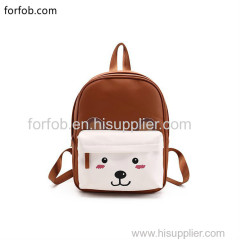 PU Leather Ladies Bag For Young Backpack