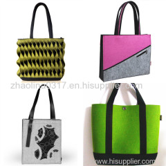 supermarket shopping handbag handmade pure wool bags