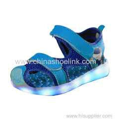 Best kids sandals skateboard shoes with LED lights supplier