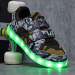 Best skateboard shoes with LED lights sport casual shoes supplier