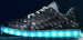 Best charcoal skateboard shoes with LED lights sport casual shoes manufactor