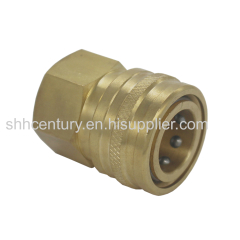 Copper ST American Dixon DQC-E Straight Through Hydraulic Quick Disconnect Coupler Set NPT 1/2