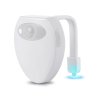 modern design rechargeable battery 8 colorful PIR motion sensor mini led toilet night light