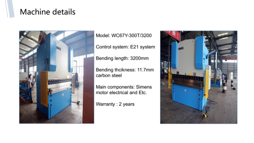 NC Profile Metal Plate Hydraulic Press Brake Bending Machine