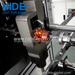 Automatic motor armature rotor slot insulation wedge inserting machine