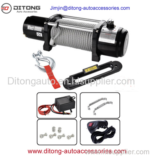 4x4 8000lbs Automobile Electric Winches 12V/24V DC