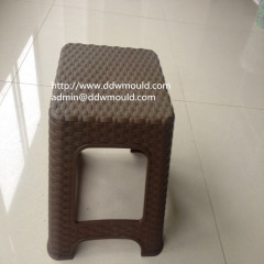 DDW Plastic Rattan Stool Mold Rattan Plastic Injection Stool Mold