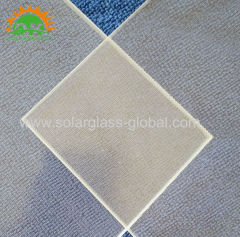 3.2mm ultra clear low iron patterned glass for solar collector