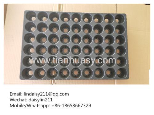 54 Round cell plastic plant growing trays 520x335x55mm
