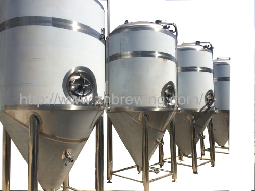 large beer fermentation tank