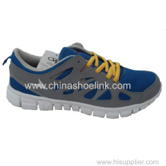 High quality China men running shoes with shock absorption outsole