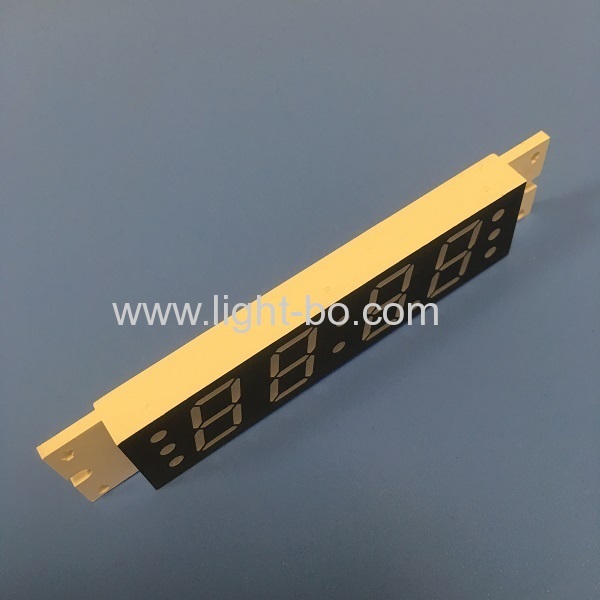 Ultra red customized 4 digit 7segment led clock display for bluetooth speaker