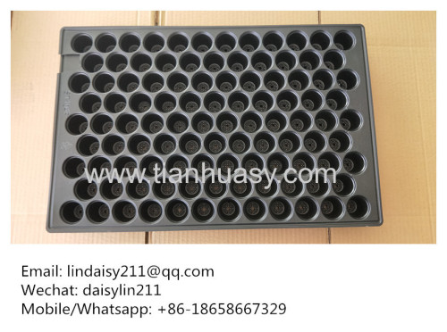 104 cell round cell plastic seed nursery tray for plants 545*355*40mm