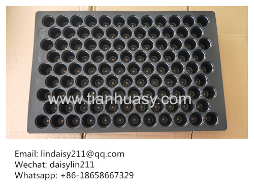 104 cell round hole plastic seed sprouter tray