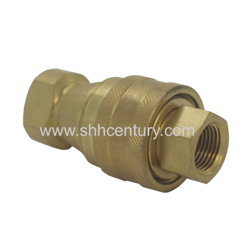 ISO7241-B Pneumatic Quick Coupling Medium-Pressure Brass Disconnect Quick Coupling