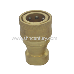 KZD ISO7241-B Copper Hydraulic And Pneumatic Quick Coupler BSPT1/2