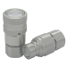 ISO16028 1/2 NPT Skid Steer Bobcat Flat Face Hydraulic Quick Connect Coupler Coupling Socket