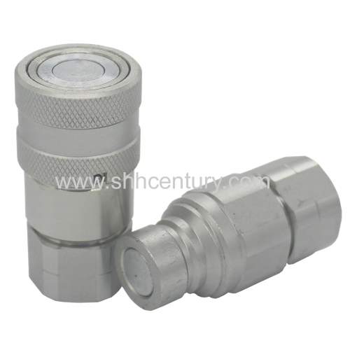 Volve Flat Face Flush Face Hydraulic Quick Couplers NPT Thread 1/2 Inch FF Quick Disconnect