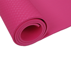 Eco friendly anti slip anti tear 4MM single layer tpe yoga mat manufacturer