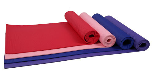 PVC Single Color Yoga Mat for Fitness