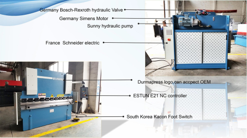 Metal Steel Ball Screw Hydraulic Plate Hender Press Brake