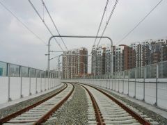 Railway noise barrier product