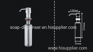 Stainless steel Sink liquid soap and lotion dispenser