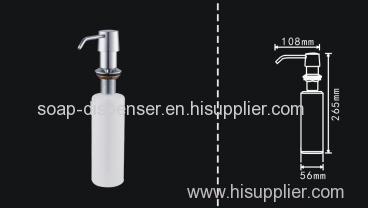 PE plastic liquid soap and lotion dispenser