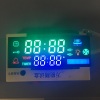 Custom design multicolor 7 segment led display for oven timer control