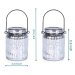 Solar Mercury Glass Jar Hanging Outdoor Light for Garden Decorations