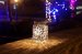 Solar Mercury Glass Jar Hanging Outdoor Light for Garden Decorations