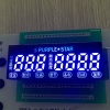 Ultra bright blue custom 7 digit 7 segment led display for temperature control