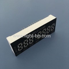 Ultra bright blue custom 7 digit 7 segment led display for temperature control