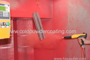 Why powder coating eject not uniformity??