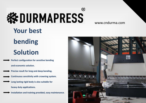 CNC CONTROL HYDRAULIC PRESS BRAKE with CE