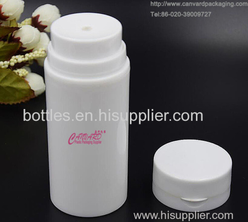 100ml airless press bottle airless BB lotion bottle