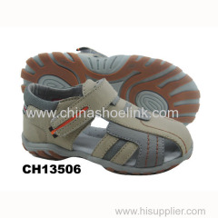 Best Beige leather sport sandals exporter