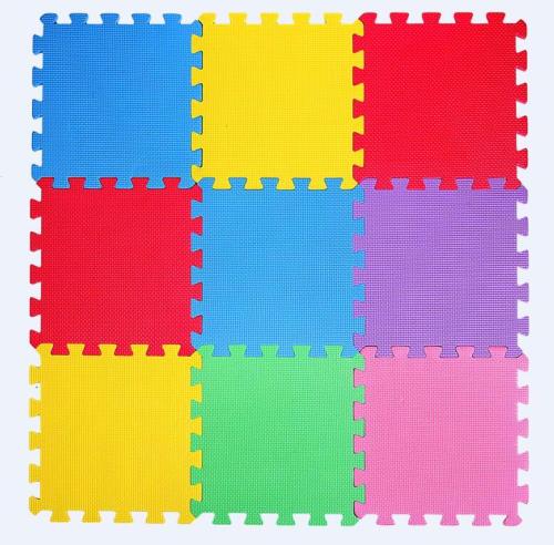 Multi-color kids play EVA puzzle mat