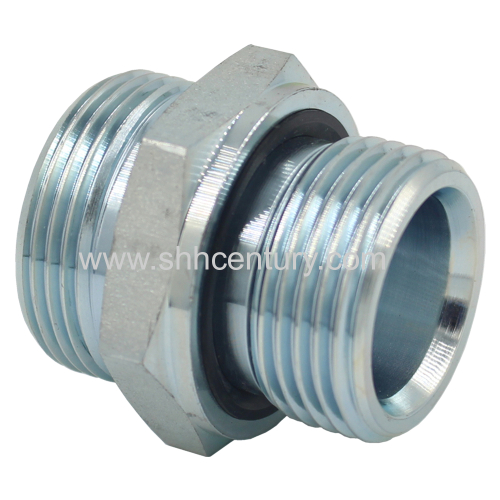 Carbon Steel PARKER GE Series 24 Degree Hydraulic Pipe Fitting Stainless Steel Available