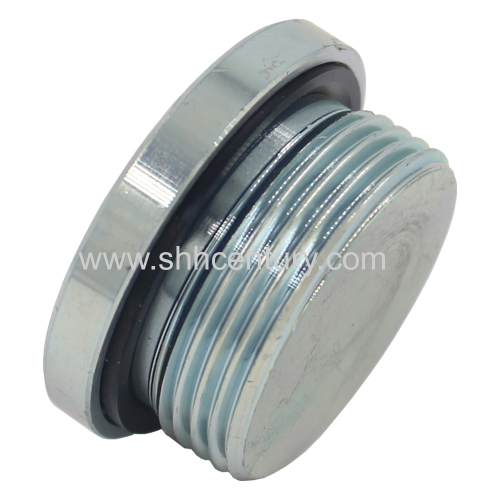 Carbon Steel Material VSTI Hydraulic Oil Plug BSP Thread ED Sealing