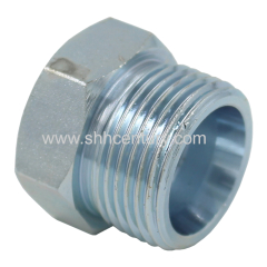 ROV Plug Stainless Steel Carbon Steel Metric Male Adapter Hydraulic Pipe Fitting(4C / 4D)