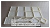 plastic mold for concrete paver tile various design