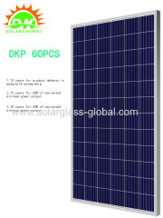 4bb 5bb 250w poly solar panel anti-reflective tempered Polycrystalline solar module