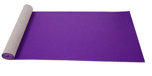 PVC-Fabric Combo Yoga Mat