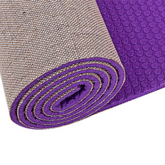 PVC-Fabric Combo Yoga Mat