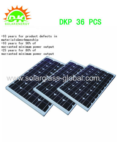 100w mono solar panel 