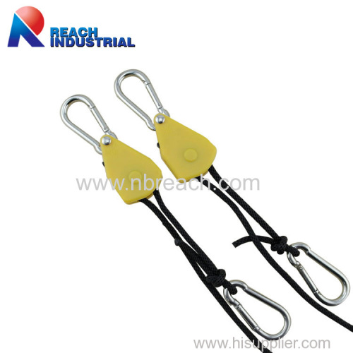 1/8" 150lbs Hydroponic Light Hanger Rope Ratchet