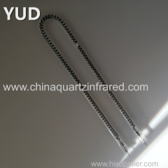 U shape carbon fiber infrared quartz heating lamp