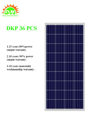 4bb 150w poly solar panel