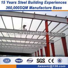frame steel pre manufactured metal buildings easily transported